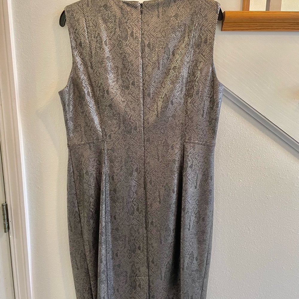 Calvin Klein Python Leather Looking Dress Nwot Si… - image 4